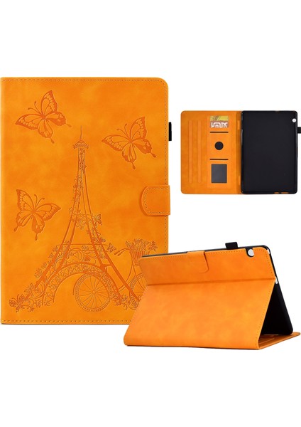 Huawei Mediapad T5 Için Tower Kabartmalı Kılıf (Yurt Dışından)