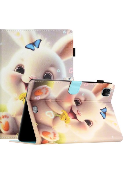 iPad Pro 11 2024 Için Renkli Çizim Pu Kılıf (Yurt Dışından)