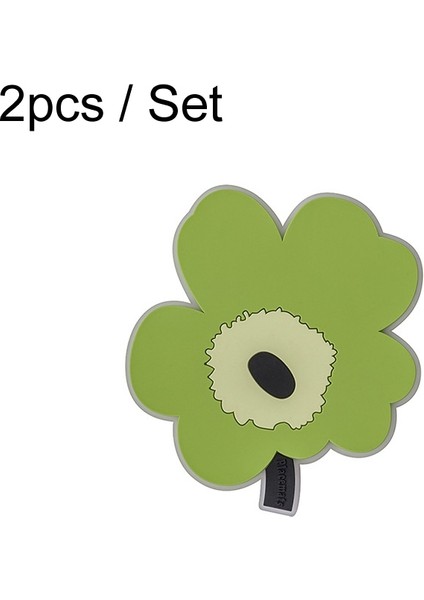 2 Adet / Takım Yaprak Isı Yalıtım Matı Yeşil Küçük (Yurt Dışından)