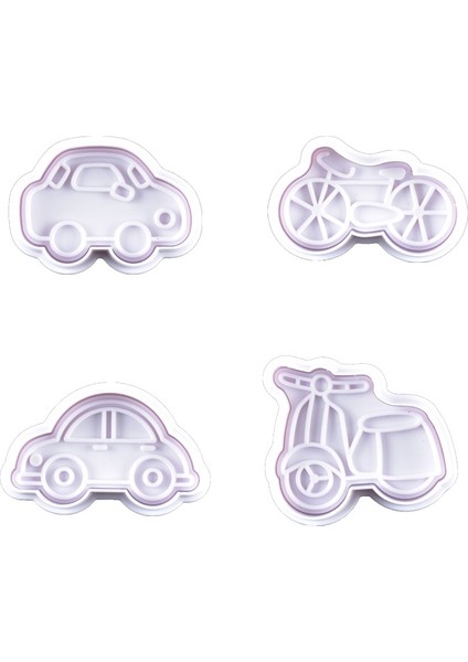 3 Takım Taşıma Aletleri Bisküvi Yay Kalıbı (Yurt Dışından)