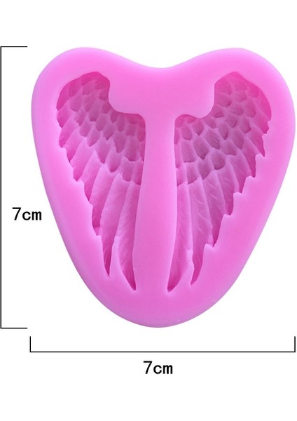 5 Parça Ang Wings Kek Silikon Kalıp Melek Kanatları (Yurt Dışından) fırsatları