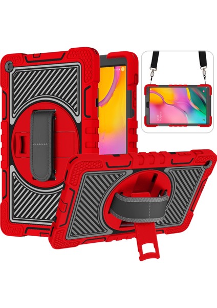 Samsung Galaxy Tab A 10.1 2019 T515 Silikon+Pc Kılıfı (Yurt Dışından)