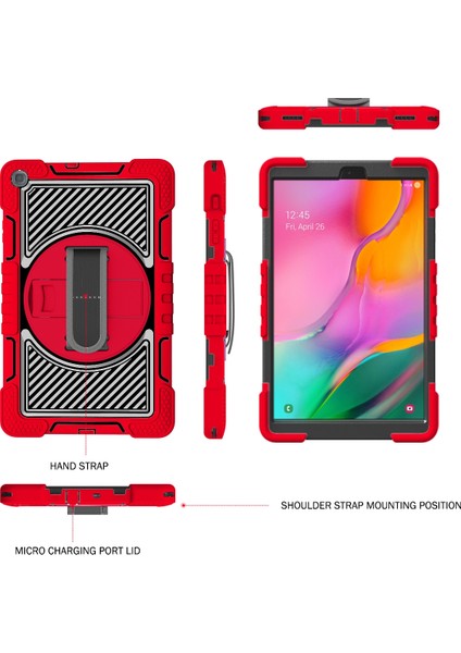 Samsung Galaxy Tab A 10.1 2019 T515 Silikon+Pc Kılıfı (Yurt Dışından) modelleri