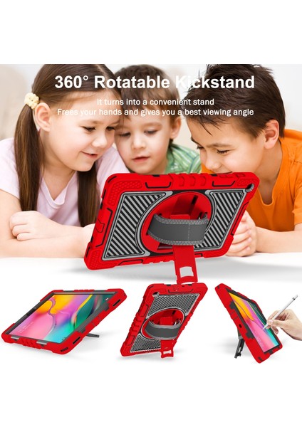 Samsung Galaxy Tab A 10.1 2019 T515 Silikon+Pc Kılıfı (Yurt Dışından) fırsatları