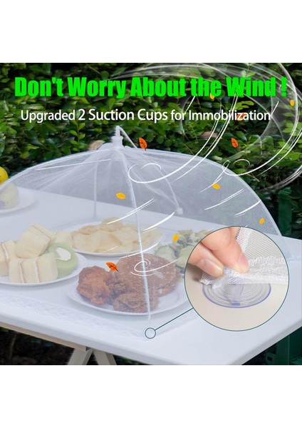 6'lı Paket Dış Mekan Fileli Gıda Örtüleri, Dış Mekanlar Için Gıda Çadırları/gıda Örtüleri, Dış Mekan Gıda Örtüleri Gıda Ağı Piknik (Yurt Dışından) fiyatları