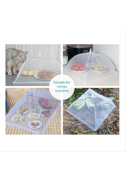6'lı Paket Dış Mekan Fileli Gıda Örtüleri, Dış Mekanlar Için Gıda Çadırları/gıda Örtüleri, Dış Mekan Gıda Örtüleri Gıda Ağı Piknik (Yurt Dışından) fırsatları