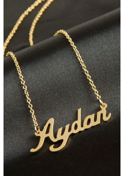 Resveq Aydan İsimli Kolye -Sarı