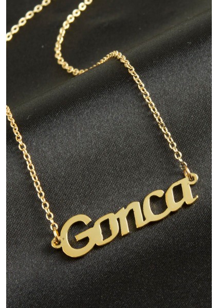 Resveq Gonca İsimli Kolye -Sarı