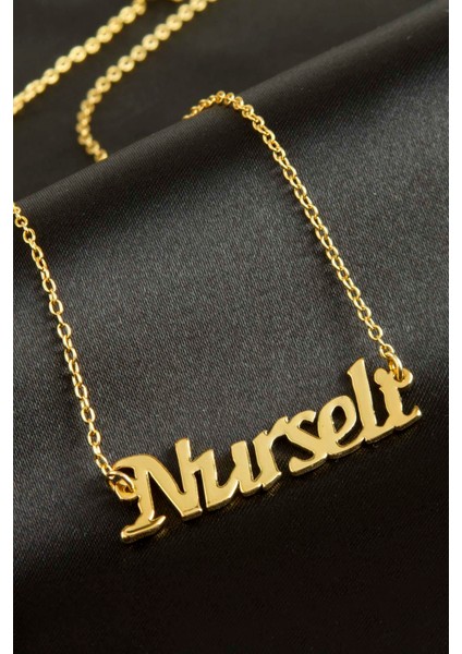 Resveq Nurseli İsimli Kolye -Sarı