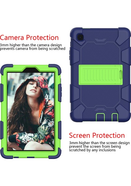 Galaxy Tab Tab A7 T220 / T225 Silikon + Pc Kılıfı Samsung Galaxy Tab A7 Lite T220 Için (Yurt Dışından) fiyatları