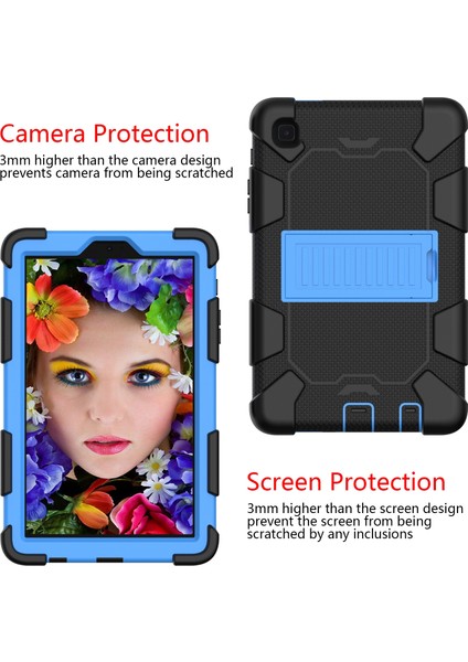 Galaxy Tab Tab A7 T220 / T225 Silikon + Pc Kılıfı Samsung Galaxy Tab A7 Lite T220 Için (Yurt Dışından) fiyatları