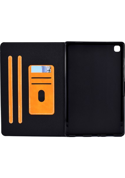 Samsung Galaxy Tab A7 (2020) T500 Için Sığır Derisi Dokulu Kılıf (Yurt Dışından) fırsatları
