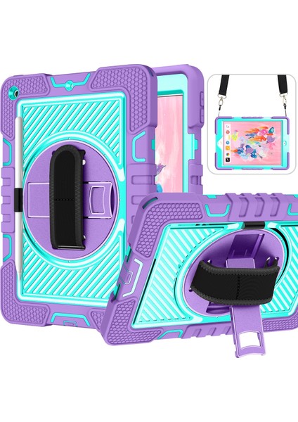 iPad 10.2 2021 / 2020 / 2019 Için Silikon + Pc Kılıfı (Yurt Dışından)