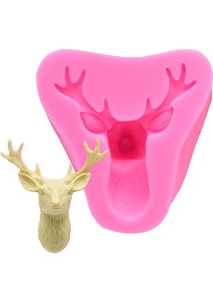 Geyik Kafası Silikon Kek Kalıbı (Yurt Dışından) fiyatları