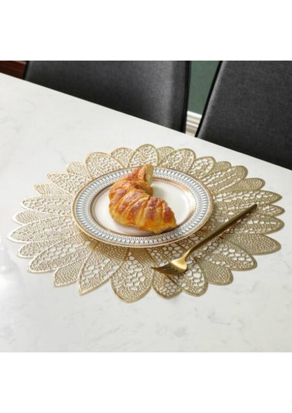 Ayçiçeği Şekli Ev Moda Pvc Yemek Masası Placemat Avrupa Tarzı Mutfak Gereçleri Sofra Pad Coaster Cof Çay Yer Mat (Yurt Dışından)