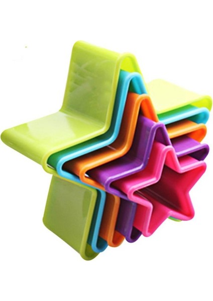 5 Adet/takım Kurabiye Plastik Kek Kalıbı Bisküvi Piston Formları Dıy Pişirme Araçları (Yurt Dışından)