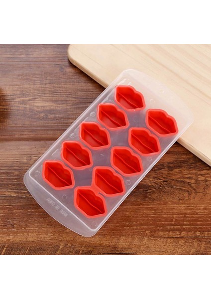 Dudak Şekilli Silikon Buz Küpü Tepsisi / Buz Kalıbı (Yurt Dışından)