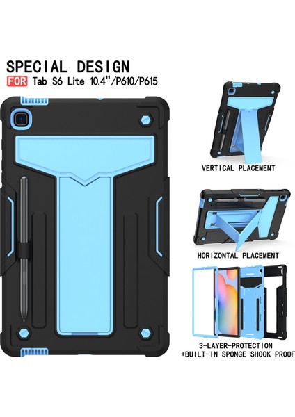 Samsung Galaxy Tab S6 Lite P610/615 Için T-Şekilli Tutucu Kılıf (Yurt Dışından) fiyatları