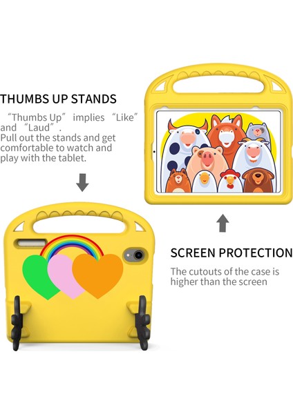 iPad Mini 2024 / Mini 6 Için Avuç Içi Tutucu Tablet Kılıfı (Yurt Dışından) fırsatları