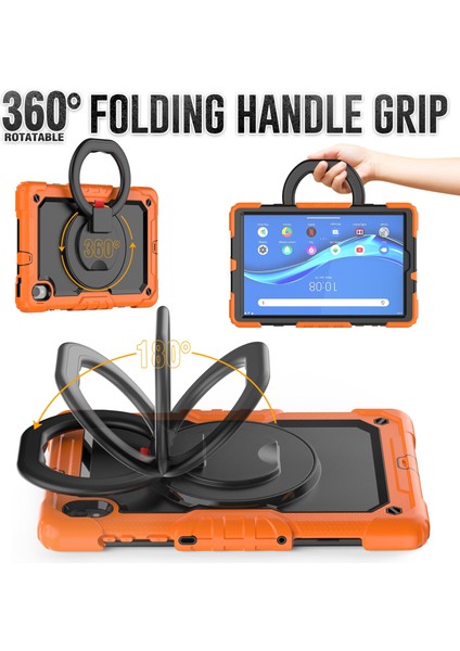 Lenovo M10 Plus X606F Için Silikon + Pc Tablet Kılıfı (Yurt Dışından) modelleri