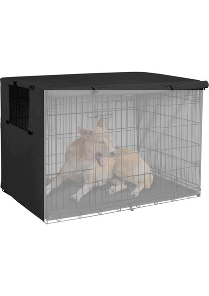 Oxford Kumaş Evcil Hayvan Kafesi Örtüsü Dış Mekan 94X61X63.5CM (Yurt Dışından)