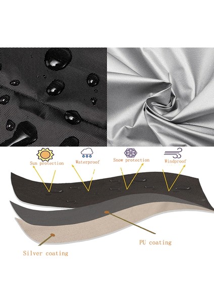 Oxford Kumaş Evcil Hayvan Kafesi Örtüsü Dış Mekan 94X61X63.5CM (Yurt Dışından) indirimleri