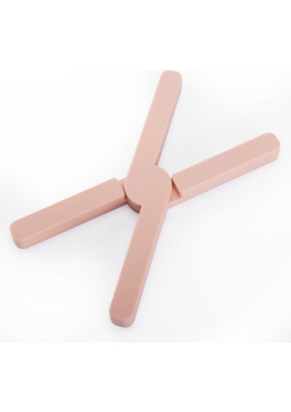 Kalınlaşmış Silikon Katlanabilir Pot Mat Turuncu (Yurt Dışından)