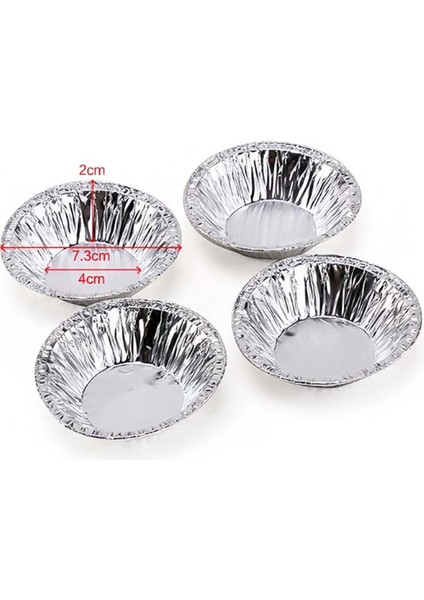 100 Adet/paket Alüminyum Folyo Yumurta Tart Bardak Kek Tutucu (Yurt Dışından) modelleri