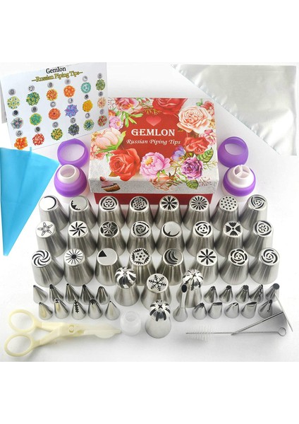 88'li Dekorlu Ağız Seti 88 Parça (Yurt Dışından)