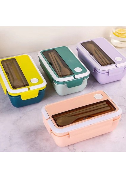 Büyük Kapasiteli Öğrenci Öğle Yemeği Kutusu Kore Öğle Yemeği Kutusu Öğle Yemeği Kutusu Mühürlü Taze Tutma Kutusu Pembe (Yurt Dışından) indirimleri