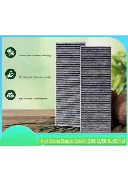 Bora Basic Bakfs/bıu/bhu/bfıu Davlumbaz Yağ Filtresi Için 2 Adet Aktif Karbon Filtresi (Yurt Dışından) modelleri