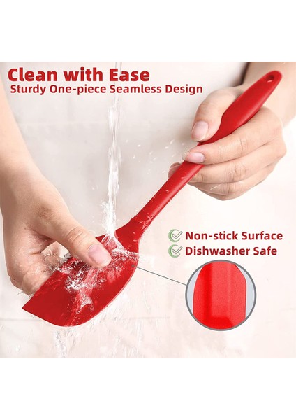 Mutfak Silikon Kremalı Kek Spatula Karıştırma Kazıyıcı Fırça Tereyağı Karıştırıcı Fırçalar Pişirme Aracı Mutfak Eşyaları (Turuncu) Mavi (Yurt Dışından) fırsatları