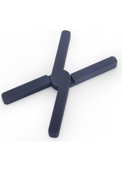 Kalınlaşmış Silikon Katlanabilir Pot Mat Koyu Gri (Yurt Dışından)