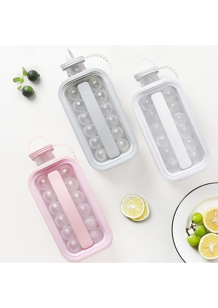 2'si 1 Arada Yuvarlak Buz Küpü Kalıp Buz Topu Yapımcısı Şişe 17 Izgara (Yurt Dışından) fiyatları