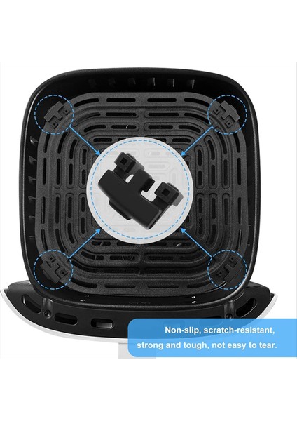 8pcs Hava Fritöz Profesyonel Tepsi Aksesuarları Anında Vortex 6qt Hava Fritözleri Için Yedek (Yurt Dışından) modelleri