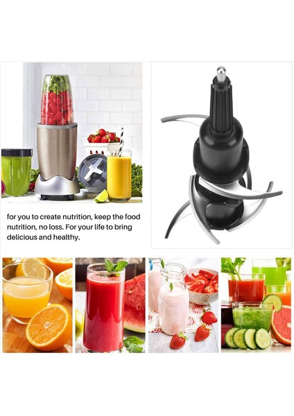 Ninja Blender 1100W BL740 Kırma Sürahisi 311KKU Için Yedek 6 Bıçaklı (Yurt Dışından) fırsatları