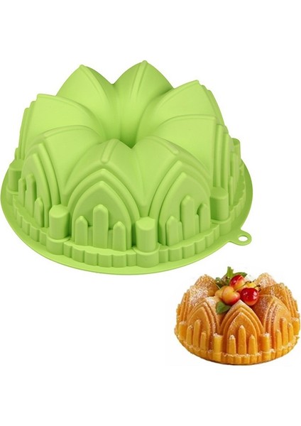Taç Stili Silika Kek Tatlı Kalıbı (Yurt Dışından)