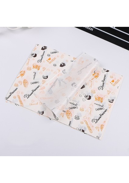 100 Yaprak / Paket Pasta Tepsisi Kağıdı, Renk: Renkli Pasta (Yurt Dışından)