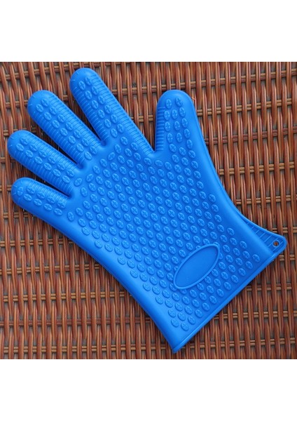 2'li Silikon Yalıtım Eldiveni, Renk: Mavi (Yurt Dışından)