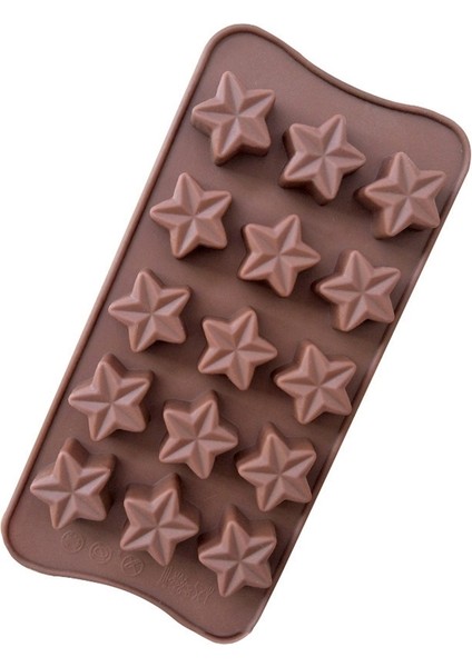 15'li Pentagram Dıy Çikolata Pişirme Kalıpları (Yurt Dışından)