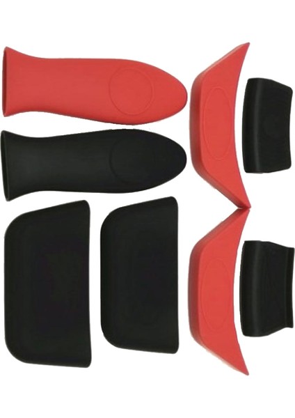 8 Parça / Set Siyah Kırmızı Silikon Yalıtım Pedi (Yurt Dışından) modelleri