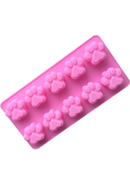 10 S Karikatür Yavru Kedi Pençe Ayı Pençe Silikon Sabun Kalıpları 10 Izgaralar Yavru Kedi Pençe Pembe (Yurt Dışından) fiyatları