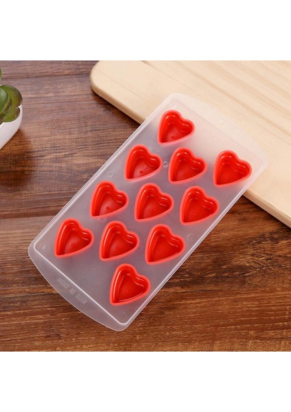Aşk Şekilli Silikon Buz Küpü Tepsisi / Buz Kalıbı Rastgele Renk (Yurt Dışından)