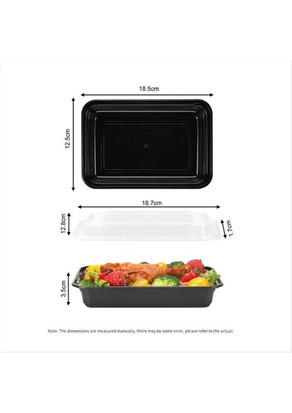 Yeniden Kullanılabilir Yemek Hazırlık Konteynerleri Kapaklı Mikrodalga Güvenli Gıda Depolama Kapları, Kutudan Godishwasher &amp; Dondurucu Güvenli (Yurt Dışından) fiyatları