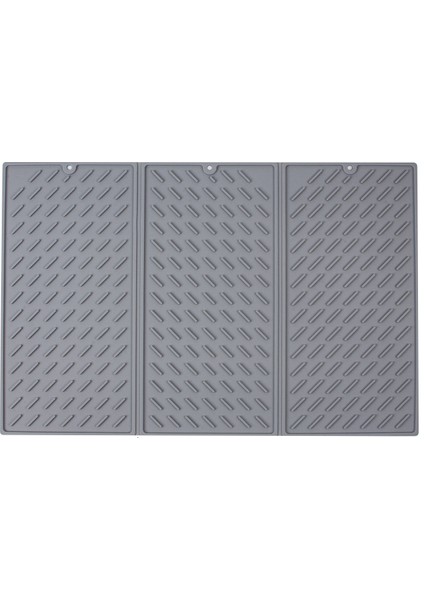 Üç Katlı Silikon Kase ve Bulaşık Kurutmalık 62 x 40CM (Yurt Dışından)