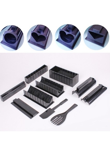 11'i 1 Arada Suşi Kalıbı Suşi Rulo Seti (Yurt Dışından) modelleri