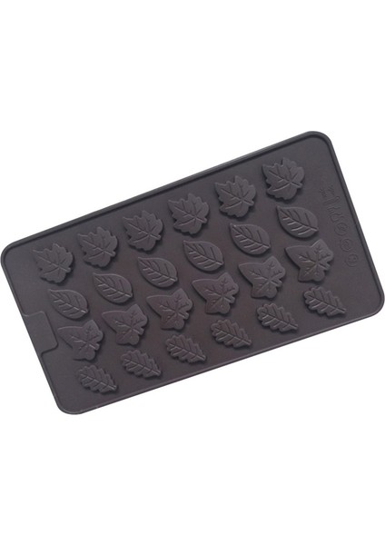 24'lü Ağaç Yaprağı Silikon Çikolata Kalıbı (Yurt Dışından)