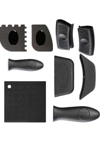 9 Parça / Set Siyah Silikon Yalıtım Pedi (Yurt Dışından) modelleri