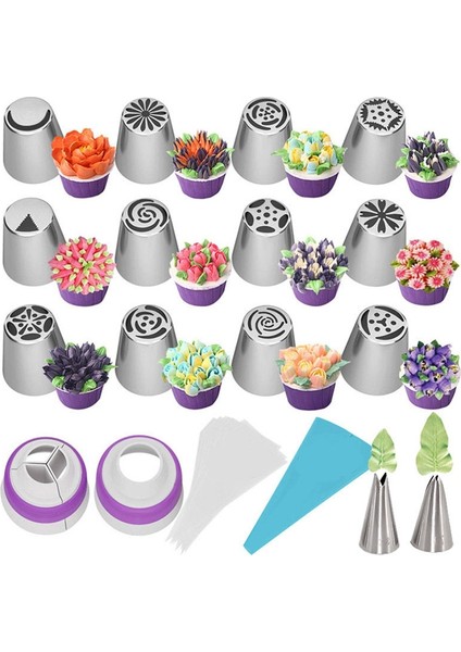 27'si 1 Arada Dekoratif Ağız Seti 27 Parça/set (Yurt Dışından)