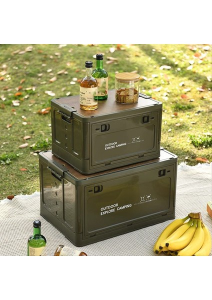 Açık Kamp Katlanır Turistik Masa Depolama Kutusu Araba Depolama Kutusu Açık Seyahat Depolama Kamp Ekipmanı Mavi, S (Yurt Dışından) fiyatları